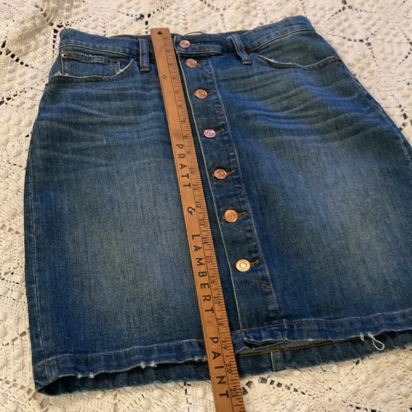 J.Crew distressed denim skirt - Picture 5 of 8